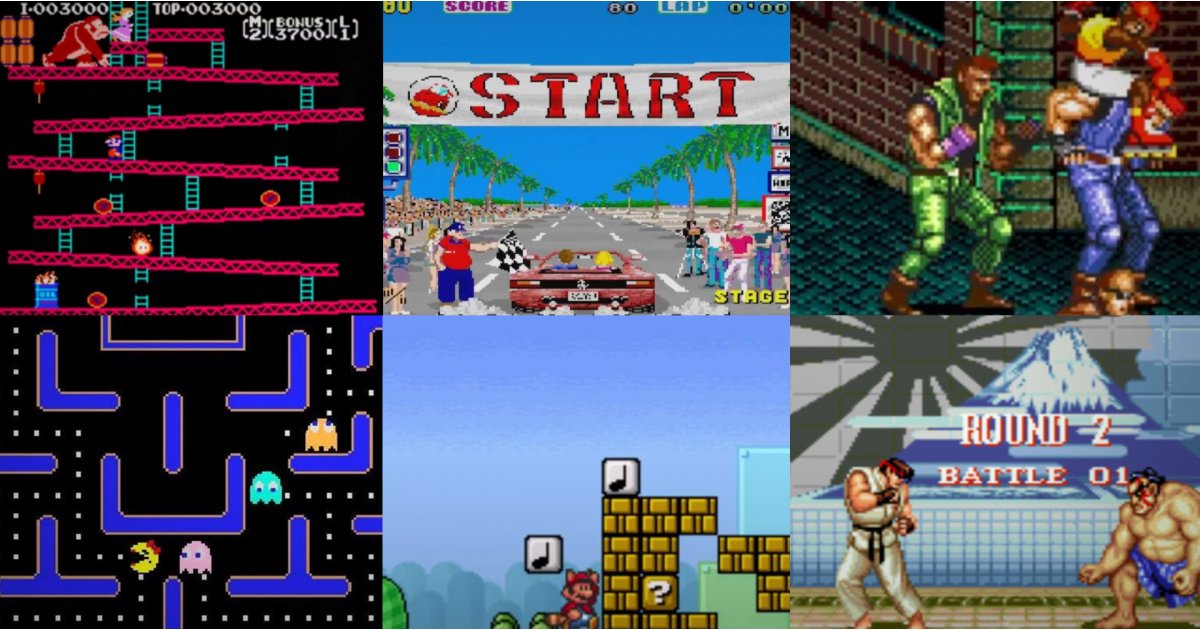 top 100 classic arcade games